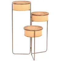 Merkloos 55 x 42 x 79 cm, verwijderbaar, bruin, voor tuin