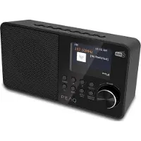 PEAQ Pdr 55 Dab-radio Zwart