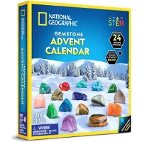 Merkloos Edelsteen adventskalender, voor kinderen, 24 stuks, met graaf kit