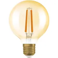 Osram 4x E27 LED Globelamp | 7.2W Goud 2400K 220V/240V 824 806Lm | 300° Ø80mm Dimbaar