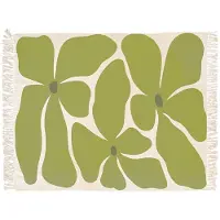 Unique living - Plaid Melia Moss Green -125x150cm