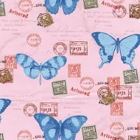 2lif Butterflies Zelfklevende Folie Mini rol multi 45cmx2mtr