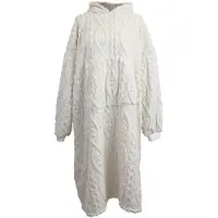 Unique living - Hoodie Pleun Dove White -78x120cm