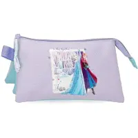 Disney Joumma Frozen, "In This Together", etui, drievoudig, lila, 22x12x5 cm