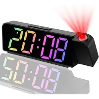 Dripio Digitale projectie wekker, 180° projectie, LED, temperatuurweergave, 7 inch