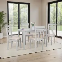 Dripio Eettafel Taku, rechthoekig, 114x65 cm, grijs, geschikt voor 4 personen