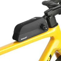 Merkloos Fietstas topbuis 0,6 L, waterproof, magnetische sluiting, voor racefiets