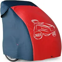 Merkloos Fietstrailer 100% waterdicht, voor fietsen, opvouwbaar, 2 personen