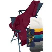 Merkloos Badstof hoes ligstoel 70 x 200 cm, voor strandstoel