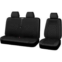 Merkloos Stoelhoezen voor bestelwagens, universeel, Polyurethanleer, 2+1, voor vrachtwagens