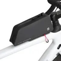 Merkloos Fietsbovenbuistas 1 l, harde schaal, waterdichte ritssluiting, snelsluiting, voor racefiets