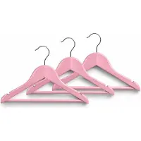 Home & Garden Kinder - Baby kledinghanger - Roze - set van 20 stuks - 360 graden - Kinderhanger met 360 graden draaibare haak - stevig