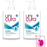 Unicura 2 x - Vloeibare Zeep Hydra - Hydraterend - 250 ml - Bulkverpakking - Handzeep - Douchemop - Hydra