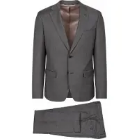Suitable Sharkskin Kostuum Wol Taupe | Bruin | Maat 98