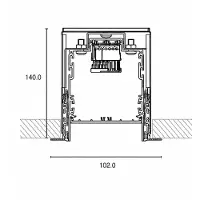 Kreon - Cana 80 recessed mounted profile Wit