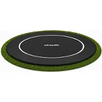 VirtuFit GroundLevel Trampoline - Rond - Ø305 cm - Ingraaftrampoline - Voor Kinderen - Zwart