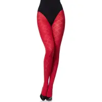 Merry Style MS-GB-328 Dames Panty - 60 DEN- 3D-technologie - Polyamide - Rood - M