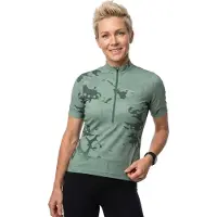 Loeffler - Women's Bike Jersey Half-Zip Mysteria Mid - Fietsshirt 38, meerkleurig