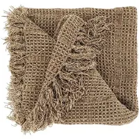 Unique living - Plaid Merle - Taupe - 130x160cm