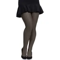 Merry Style Dames Grote maten Panty - 20 DEN - Halsterloos - Polyamide - MS-GB-161 - Smoky - XXXL