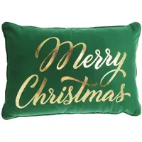 Unique living - Sierkussen Merry Dark Green - 40x60cm