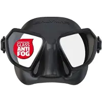 Salvimar Noah Comfort Asian Fit Anti Fog Spearfishing Mask Zwart