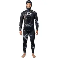 Cetma Black Camu 5 Mm Speervissen Wetsuit