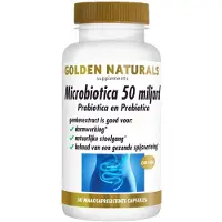 Golden naturals 2x Microbiotica 50 Miljard 30 vegacapsules