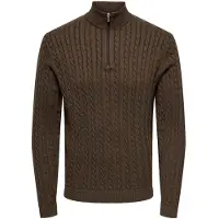 Only & Sons Trui 'ONSLoui' chocoladebruin