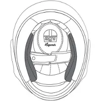 AGV X101 Wangkussentjes