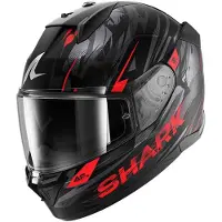 Shark D-Skwal 3 Inkrider Integraalhelm Mat/Zwart/Antraciet/Rood S unisex