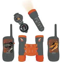 Lexibook Dinosaur Avonturenset met walkie-talkies tot 120m, verrekijker en kompas