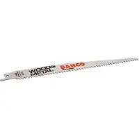 Bahco Reciprozaagblad | Sandflex bimetaal | voor hout en metaal | 6 TPI | 300 mm - 10-delig - 3940-300-6-SL-10P