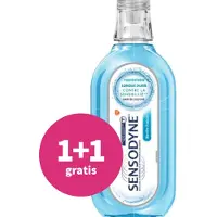 Sensodyne 1+1 gratis: Mondwater Cool Mint 500 ml
