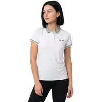 NOX Meta 10, kortärmig poloshirt, wit, maat XS, dames, wit, maat XS