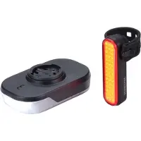 Bbb Cycling Slice 600 Combo Voorlicht & Signal Achterlicht – 600 Lumen – USB Oplaadbaar – Garmin Ready - IPX6 - Fietsverlichting Set Racefiets & MTB – BLS-286i
