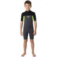 Ocean & Earth Free Flex Spring 2 Mm Shorty Met Korte Mouwen En Rits Op De Rug