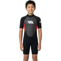 West Enforcer 2/2 Mm Fl Spring Youth Junior Shorty Met Korte Mouwen En Rits Op De Rug