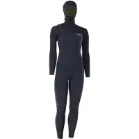 iON Amaze Amp 6/5 Mm Dames Wetsuit Met Lange Mouwen Capuchon En Rits Op De Borst