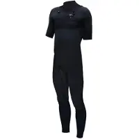 Zion Vault Steamer 2/2 Mm Korte Mouwen Neopreen Pak Rits Op De Borst