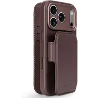 Decoded 2 in 1 Leather Detachable Wallet MagSafe voor de Apple iPhone 18 Pro / 17 Pro - Chocolate Brown