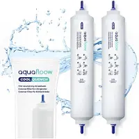Merkloos Waterfilter voor Koelkast, Actieve Kokosnoot Houtskool, 2 Stuks, Verwijdert Chloor en Geuren