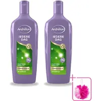 Unilever 2 x Andrélon Dagelijkse Shampoo - 450 ml - Voordeelverpakking - 2 stuks