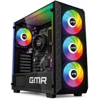 GMR X-Control Gaming PC - AMD Ryzen 3 3200G - Radeon Vega 8 - 16GB RAM - 512GB SSD - WiFi - Windows 11 Pro