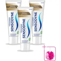 Sensodyne 3 x – Tandpasta – MultiCare – 75 ml - Bulkverpakking - Gevoelige tanden - Douchemop - Mondverzorging