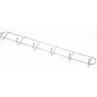 Alinco Stijlvolle Metalen Wandkapstok met 6 Haken - 34,5 cm