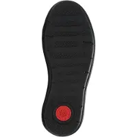 FitFlop Dames Suède Iq-Comff mocassins zwart (36), Leer, Plat, 1 tot 3 cm, Geen, Casual JHS-090