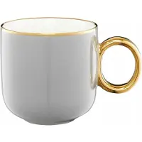Ambition Royal Mok 380ml - Elegant Grijs met Gouden Accent
