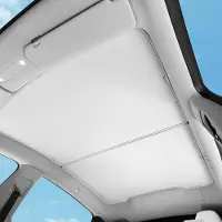 Famanu – Zonnehuif voor Tesla Model Y, 2-in-1, Grijs