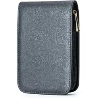 Merkloos Rollerbal Pen Etui, PolyurethanLeer, voor 12 Pennen, Zwart, voor Kantoor